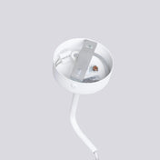 Applique murale LED acier blanc GU10 design cylindrique — vue 3