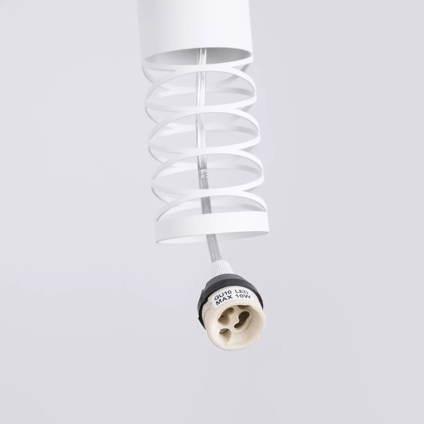 Applique murale LED acier blanc GU10 design cylindrique — vue 4