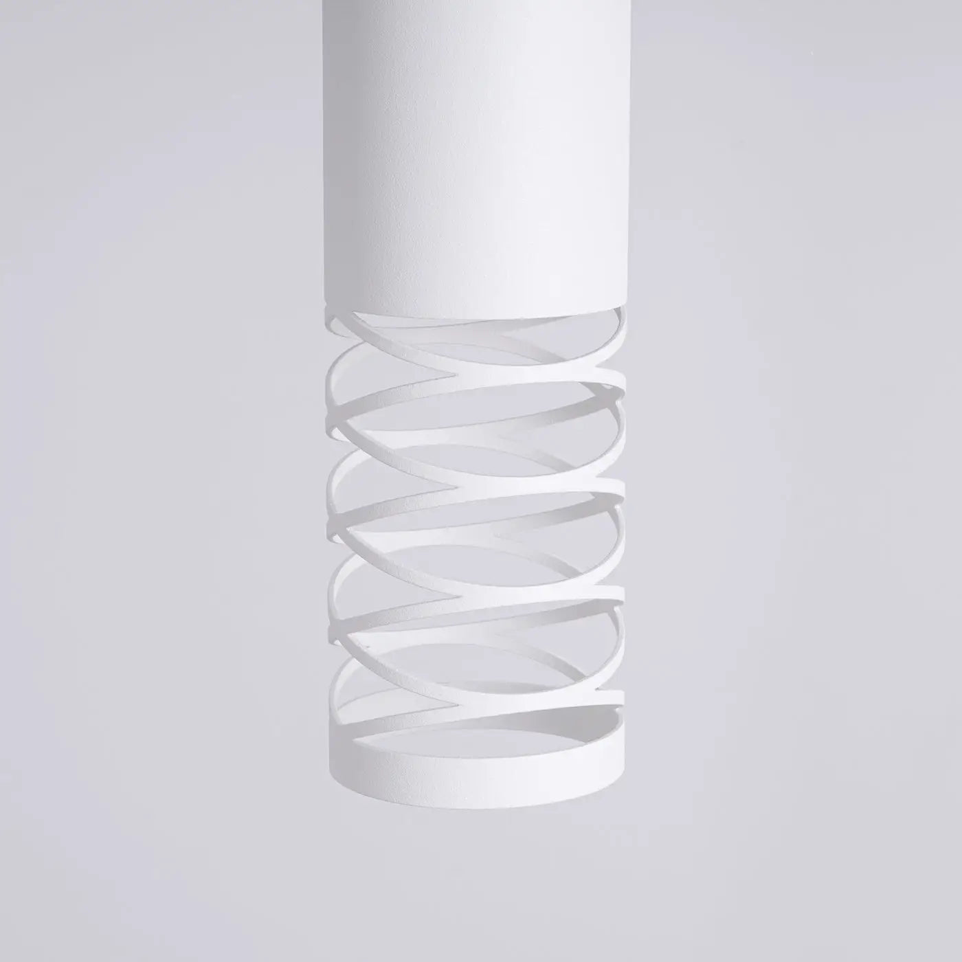 Applique murale LED acier blanc GU10 design cylindrique — vue 6