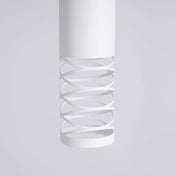 Applique murale LED acier blanc GU10 design cylindrique — vue 6