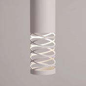 Applique murale LED acier blanc GU10 design cylindrique — vue 8