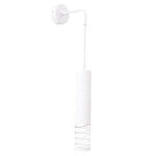 Applique murale LED acier blanc GU10 design cylindrique — vue 9