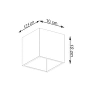 Applique murale LED acier doré design contemporain — vue 8