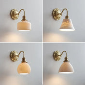 Applique murale LED acrylique blanc et doré culot E27 — vue 2