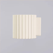 Applique murale LED aluminium beige effet rainuré G9 — vue 4