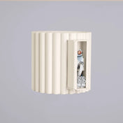Applique murale LED aluminium beige effet rainuré G9 — vue 6