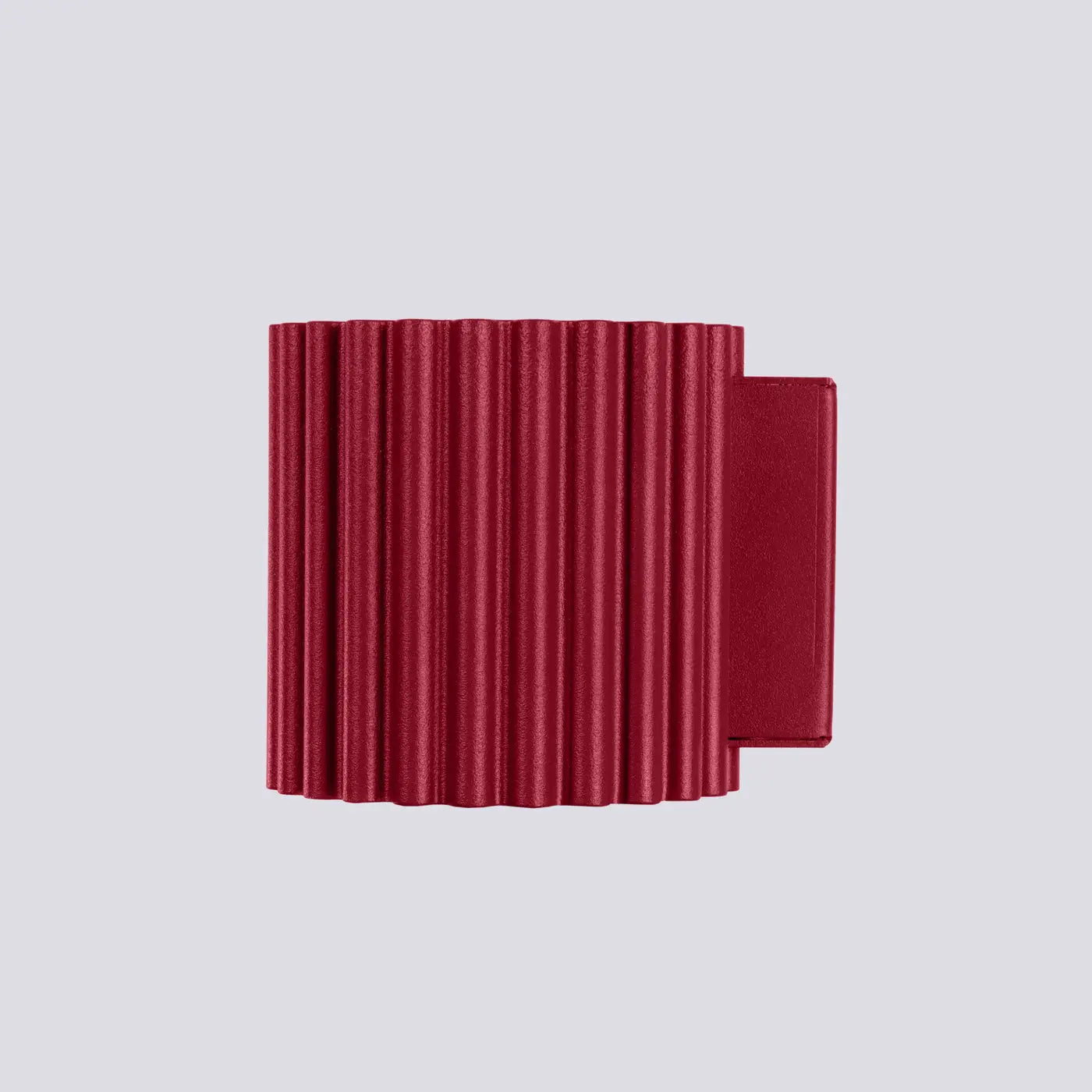 Applique murale LED aluminium bordeaux à effet rainuré — vue 4