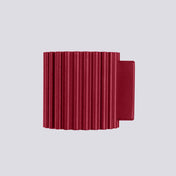 Applique murale LED aluminium bordeaux à effet rainuré — vue 4