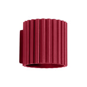 Applique murale LED aluminium bordeaux à effet rainuré — vue 8