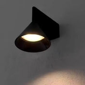 Applique murale LED aluminium noir doré cône Art Déco — vue 7