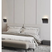 Applique murale LED aluminium noir et blanc IP65 — vue 2