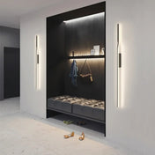 Applique murale LED aluminium noir verticale réglable — vue 7