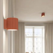 Applique murale LED aluminium peach cannelée minimaliste — vue 11