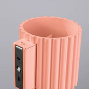 Applique murale LED aluminium peach cannelée minimaliste — vue 7