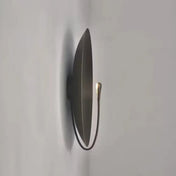 Applique murale LED aluminium teinté ronde IP65 — vue 2