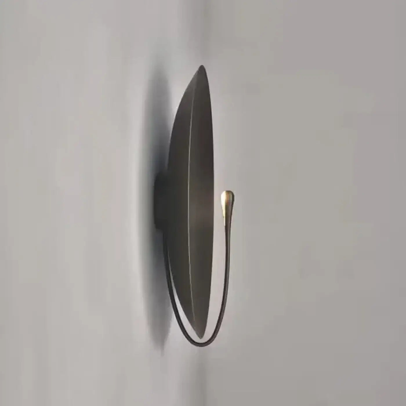 Applique murale LED aluminium teinté ronde IP65 — vue 2