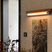Applique murale LED barre aluminium noir style industriel — vue 3