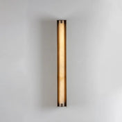 Applique murale LED barre linéaire dorée métal et acrylique — vue 5