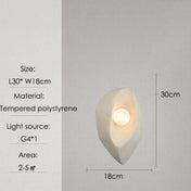 Applique murale LED beige au design moderne en cinq tailles — vue 3