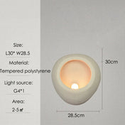Applique murale LED beige au design moderne en cinq tailles — vue 4