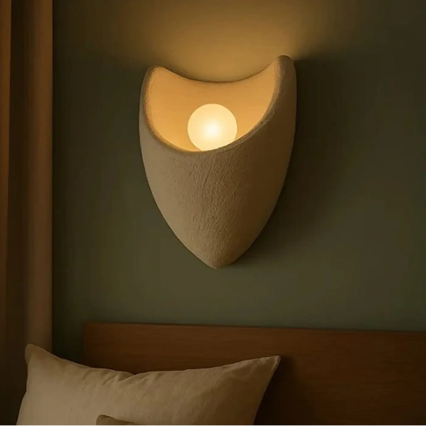 Applique murale LED beige au design moderne en cinq tailles — vue 9