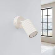 Applique murale LED beige compacte avec interrupteur — vue 2