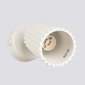 Applique murale LED beige compacte avec interrupteur — vue 4