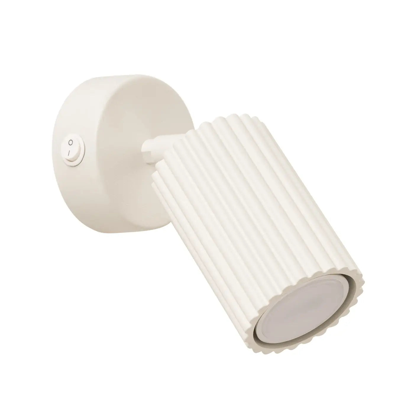Applique murale LED beige compacte avec interrupteur — vue 6