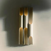Applique murale LED beige en aluminium et verre — vue 2