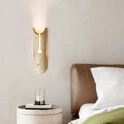 Applique murale LED beige en pierre à éclairage indirect — vue 3