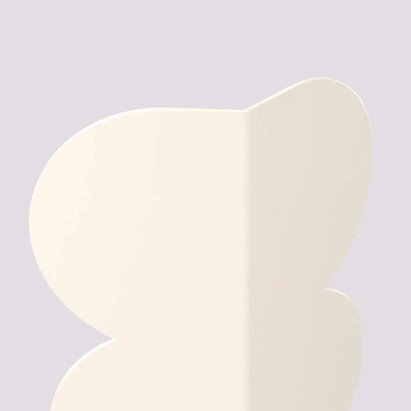 Applique murale LED beige en résine design biscuit — vue 4