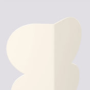Applique murale LED beige en résine design biscuit — vue 4