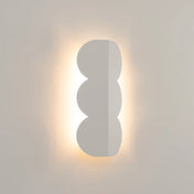 Applique murale LED beige en résine design biscuit — vue 7