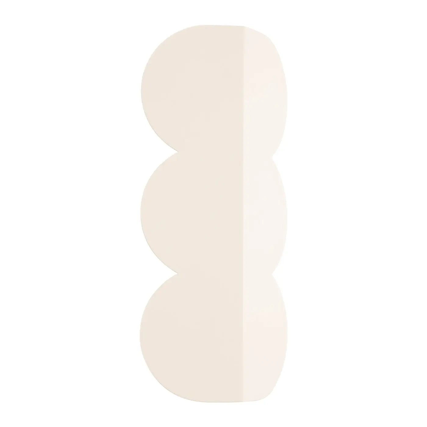 Applique murale LED beige en résine design biscuit — vue 8