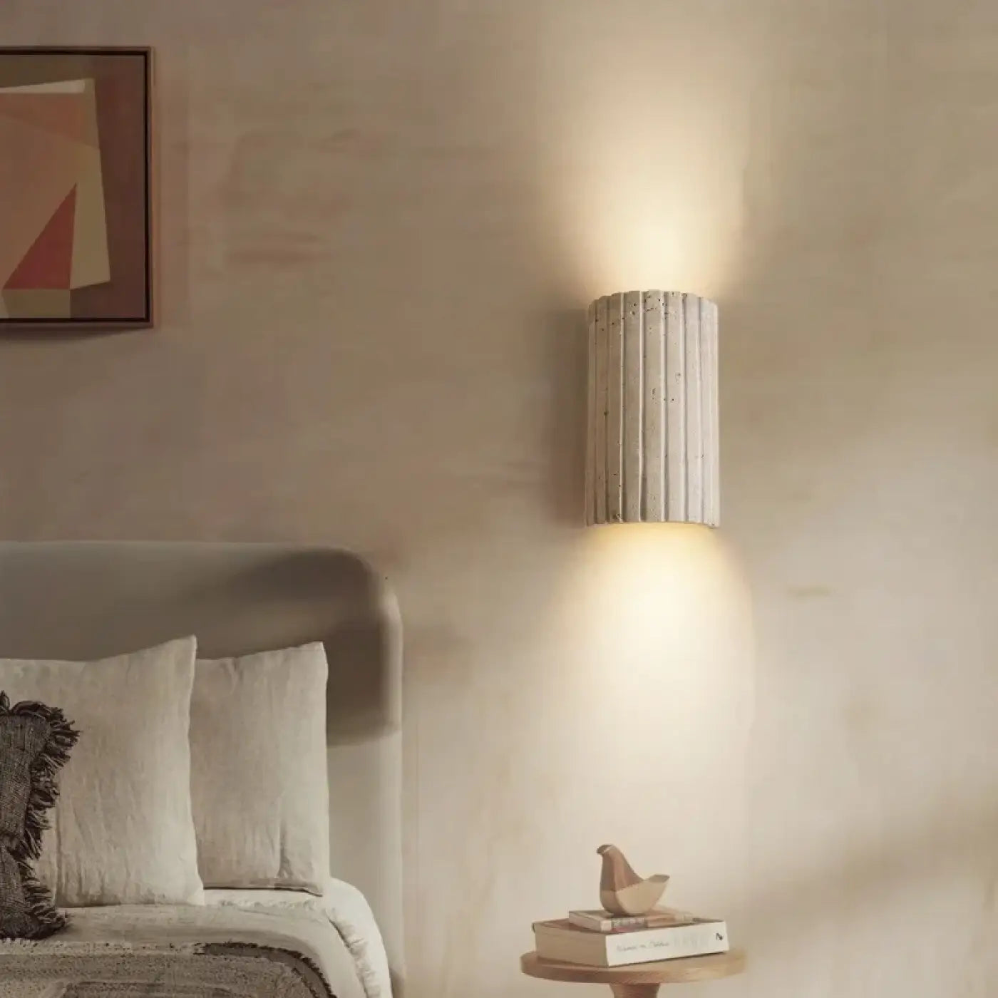 Applique murale LED beige minimaliste 8 W blanc froid — vue 2