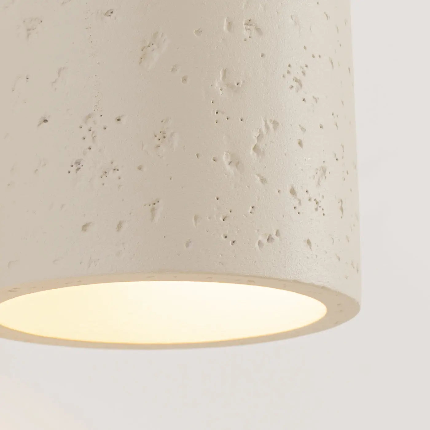 Applique murale LED béton beige cylindrique scandinave — vue 3