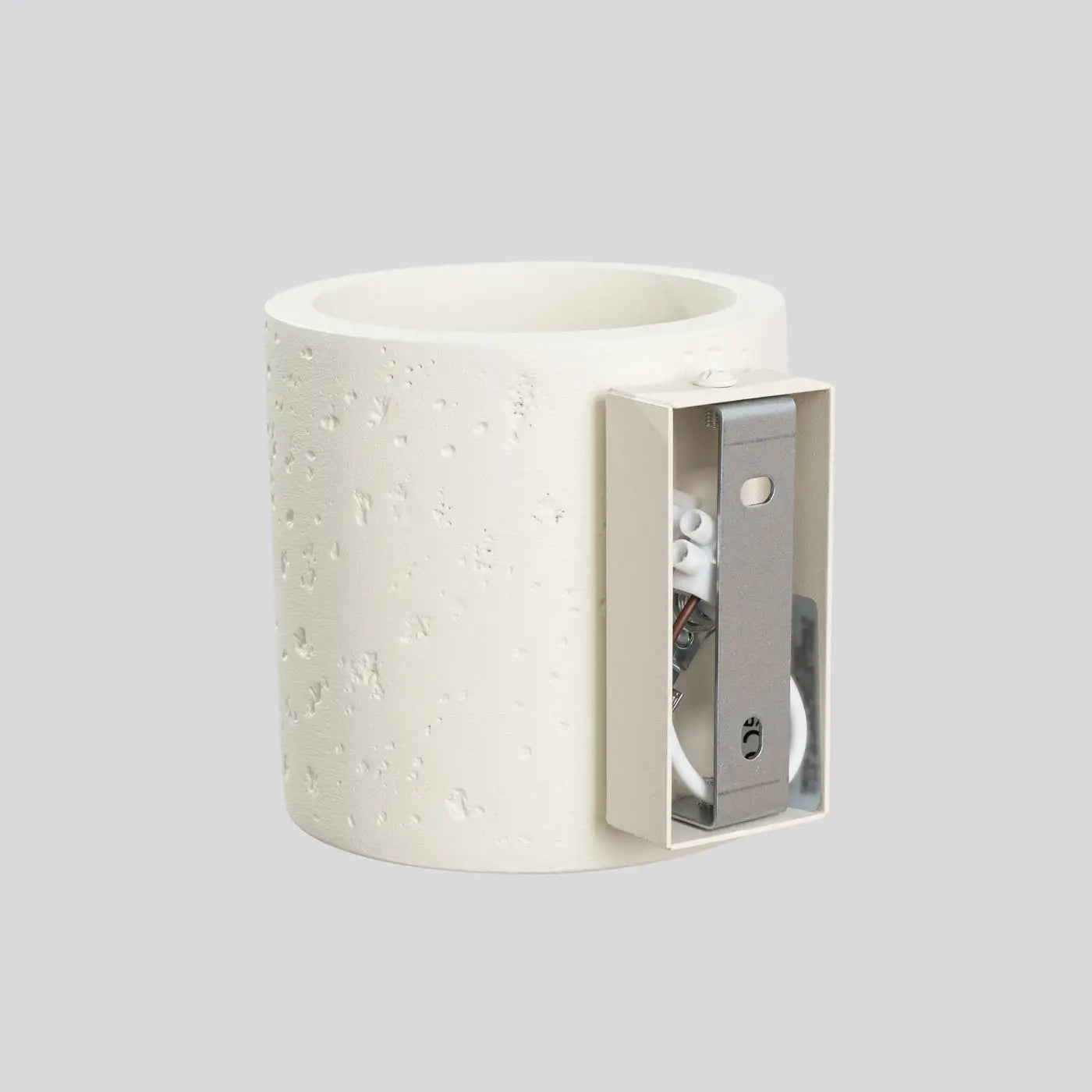 Applique murale LED béton beige cylindrique scandinave — vue 6