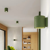Applique murale LED béton vert olive design minimaliste — vue 10