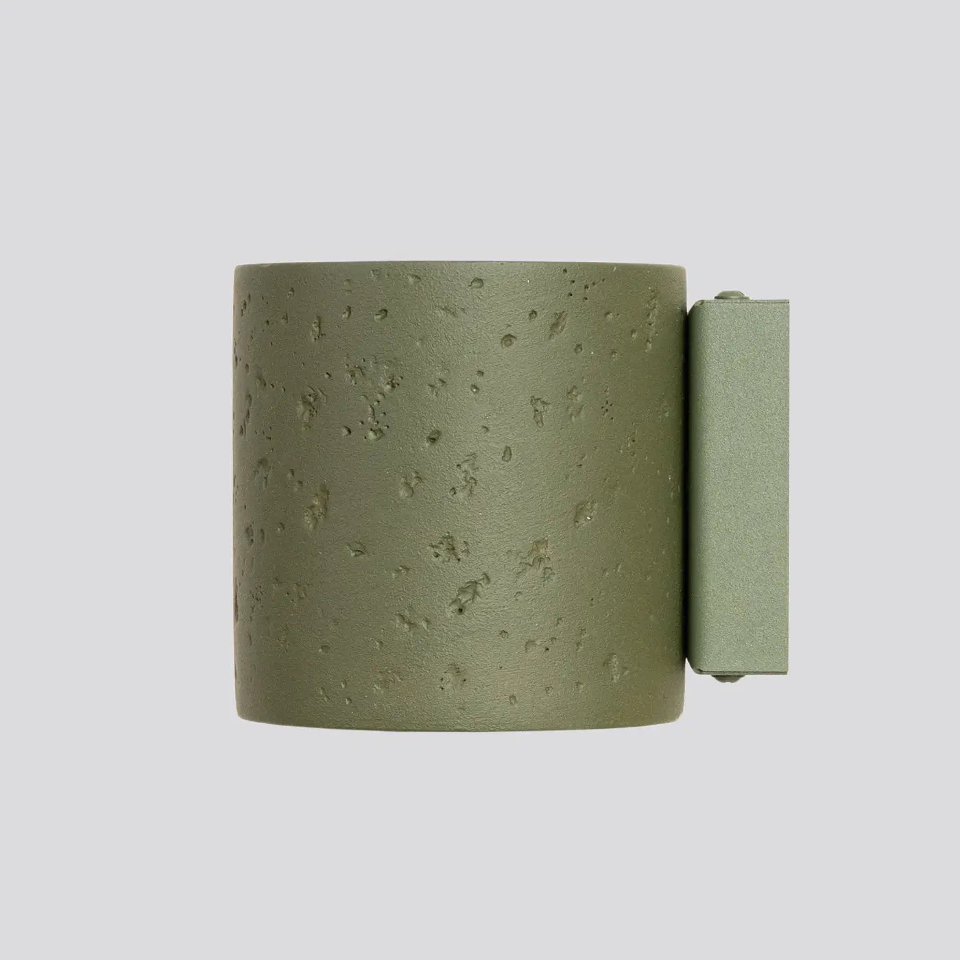 Applique murale LED béton vert olive design minimaliste — vue 4