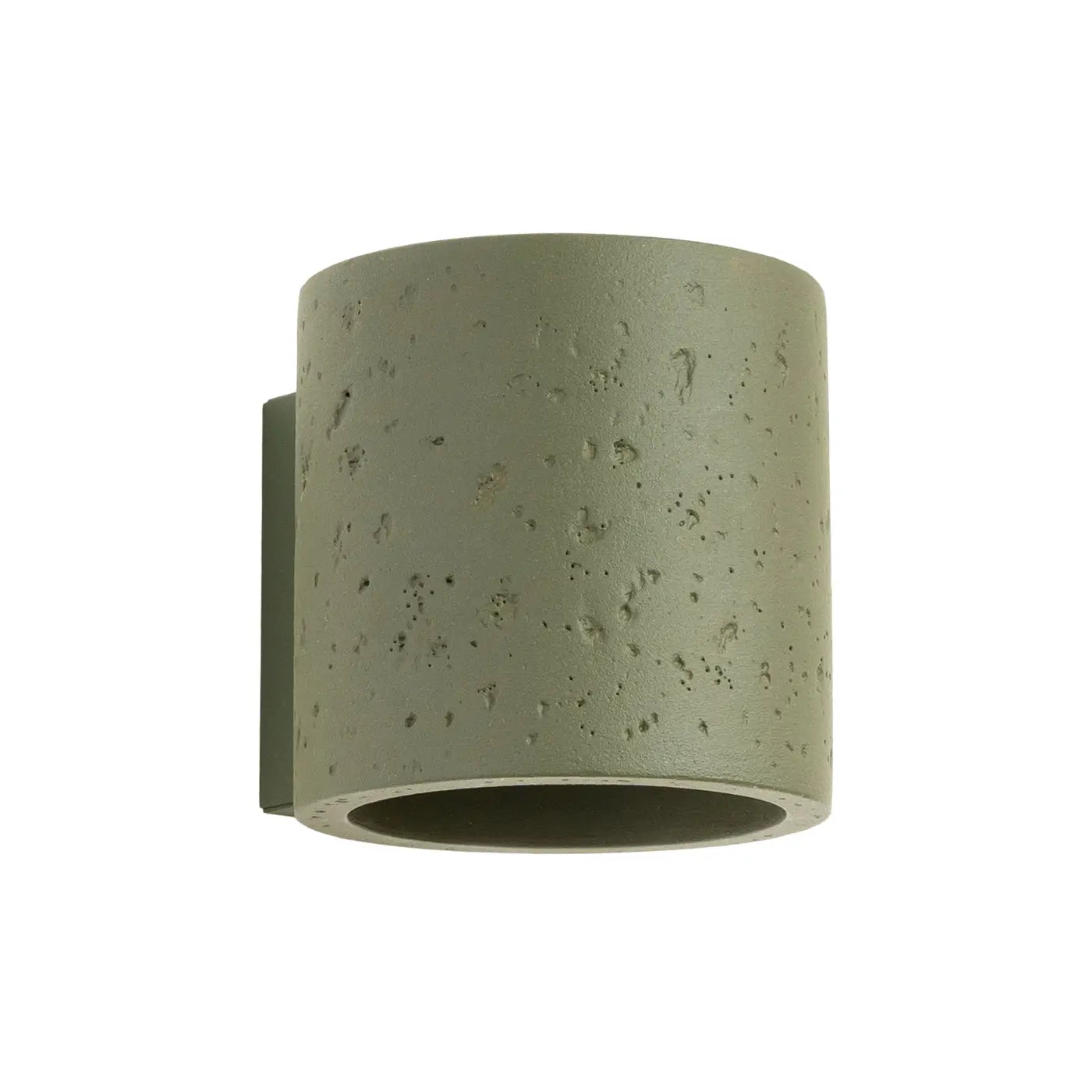 Applique murale LED béton vert olive design minimaliste — vue 7