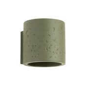 Applique murale LED béton vert olive design minimaliste — vue 7