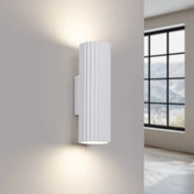 Applique murale LED blanche aluminium double faisceau — vue 1