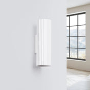 Applique murale LED blanche aluminium double faisceau — vue 2