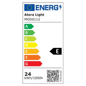 Applique murale LED blanche aluminium verticale — vue 12
