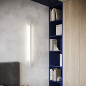 Applique murale LED blanche aluminium verticale — vue 2