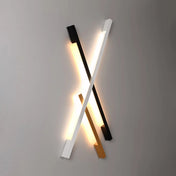 Applique murale LED blanche aluminium verticale — vue 8