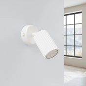 Applique murale LED blanche avec interrupteur en aluminium — vue 2