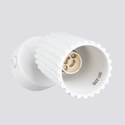Applique murale LED blanche avec interrupteur en aluminium — vue 4