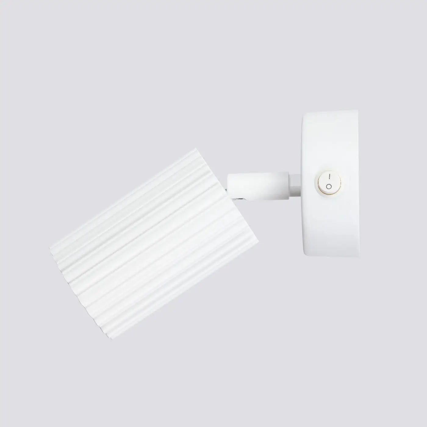 Applique murale LED blanche avec interrupteur en aluminium — vue 5