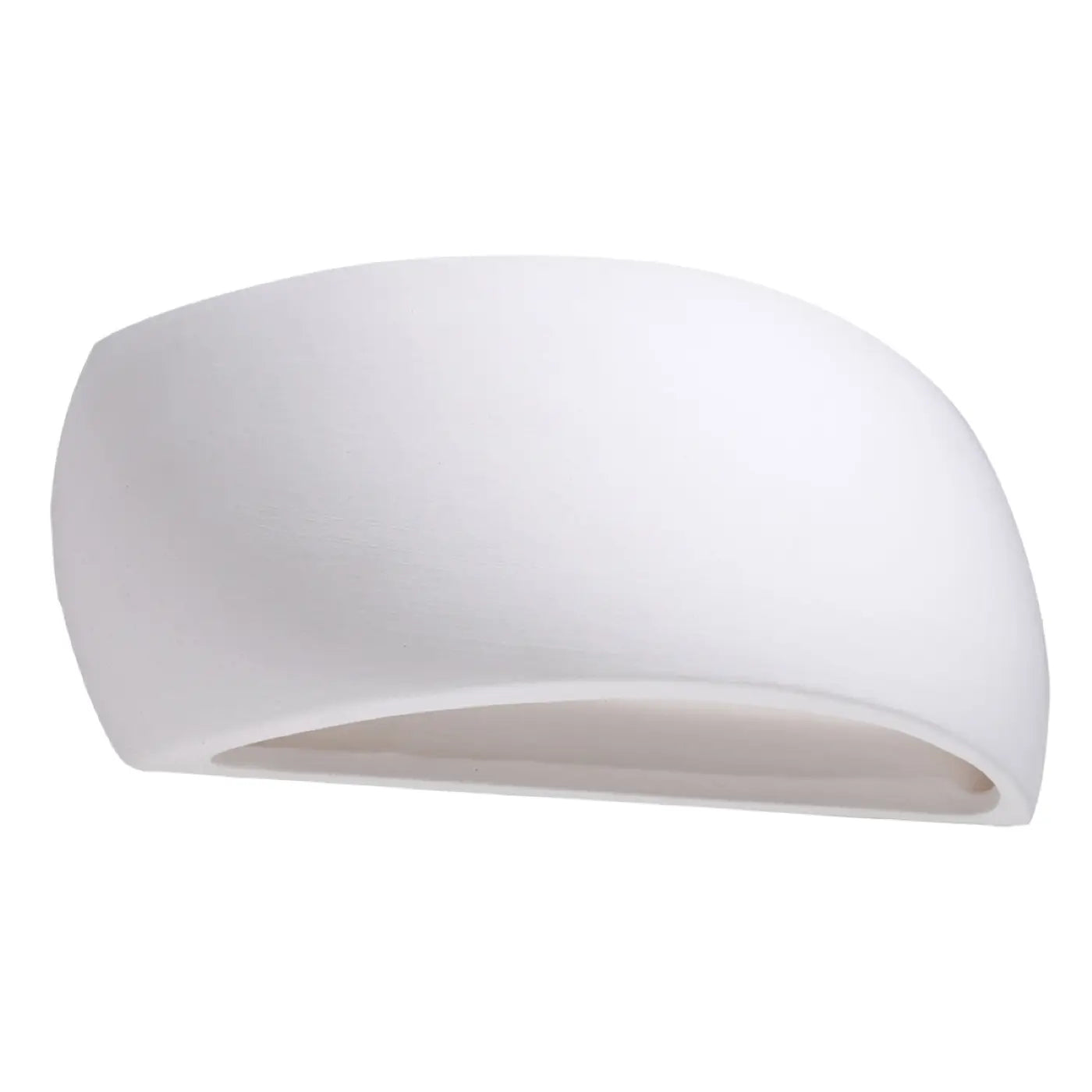 Applique murale LED blanche céramique et verre scandinave — vue 3